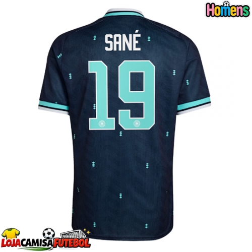 Camisa de Futebol Alemanha Leroy Sane #19 Equipamento Secundário Mundo 2026 Manga Curta